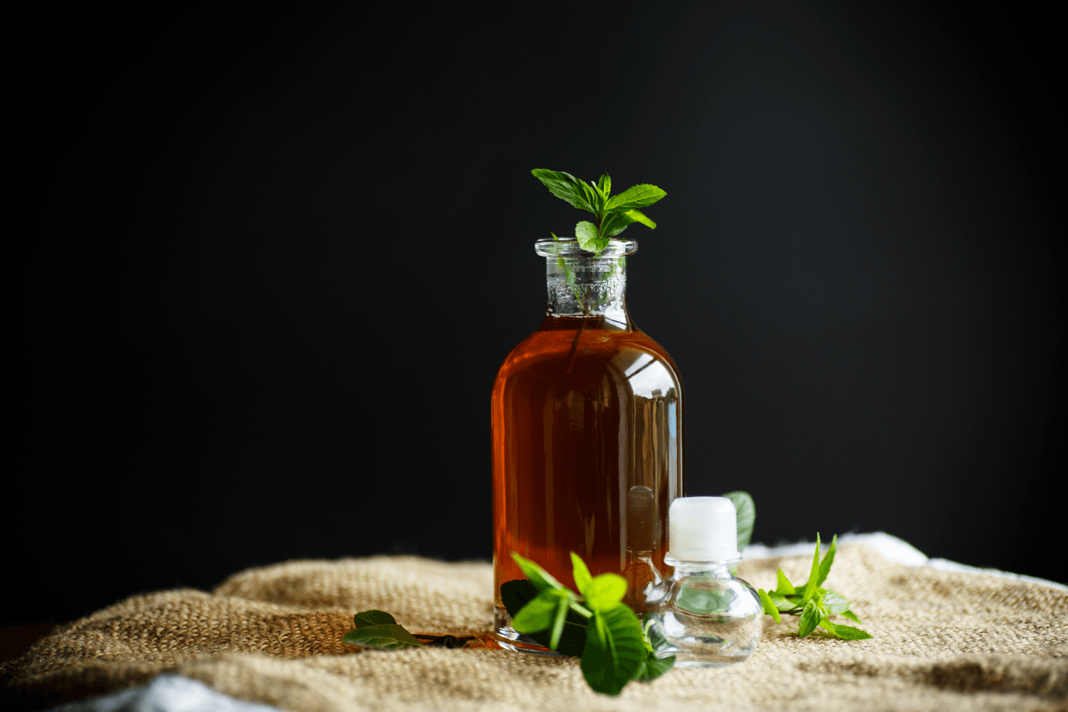 Domácí mátový sirup